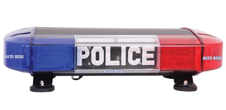 Mini Emergency Bar Light, Blue - Police - Red - 22 inch